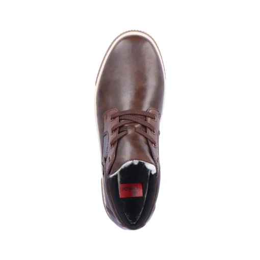 Rieker Herren Schnürstiefel kaffeebraun