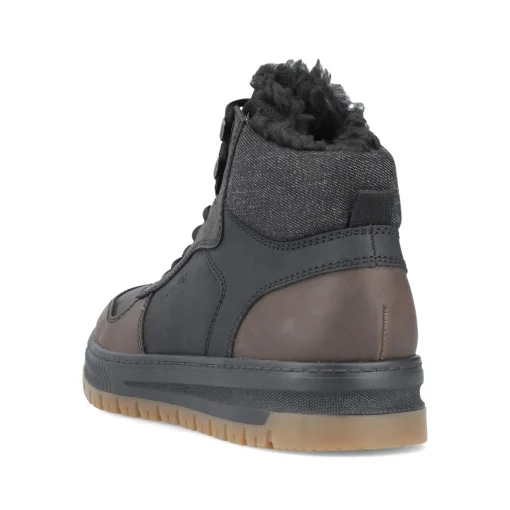 Rieker Herren Schnürstiefel asphaltschwarz