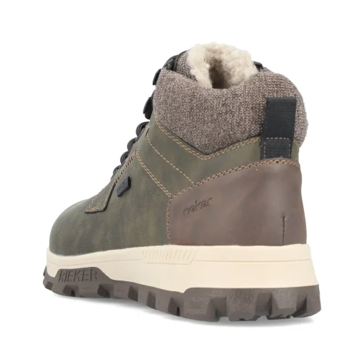Rieker Herren Schnürstiefel schilfgrün