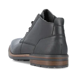 Rieker Herren Schnürstiefel nachtschwarz
