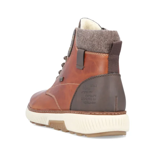 Rieker Herren Schnürstiefel karamellbraun