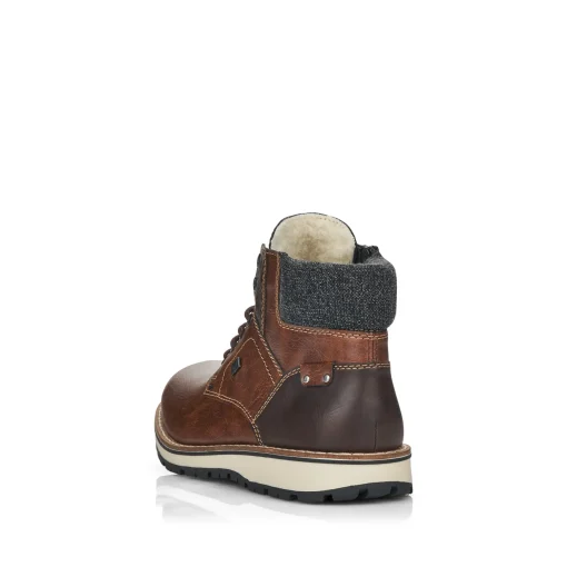 Rieker Herren Schnürstiefel kastanienbraun