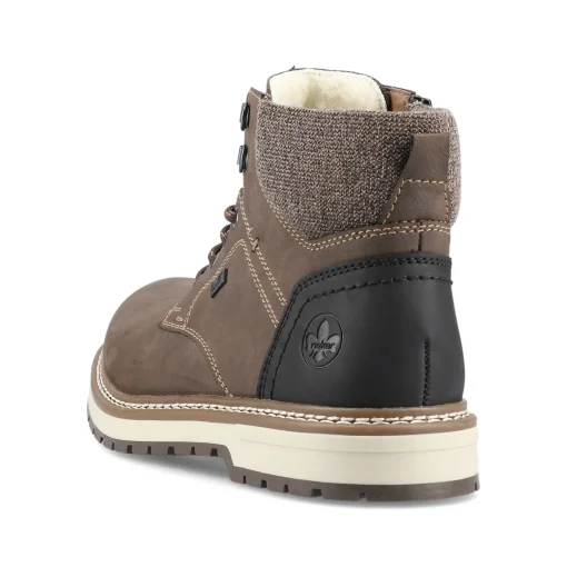 Rieker Herren Schnürstiefel tabakbraun
