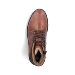 Rieker Herren Schnürstiefel fuchsbraun