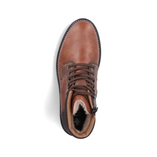 Rieker Herren Schnürstiefel fuchsbraun