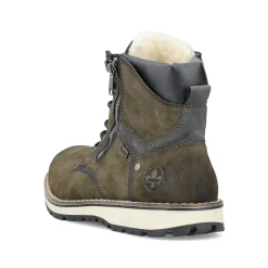 Rieker Herren Schnürstiefel olivgrün