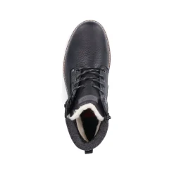Rieker Herren Schnürstiefel mitternachtsschwarz