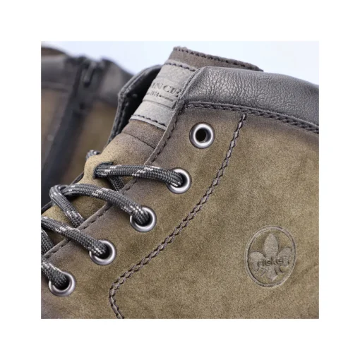 Rieker Herren Schnürstiefel khakigrün