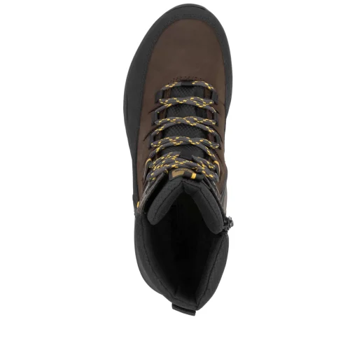 Rieker Herren Schnürstiefel holzbraun-schwarz