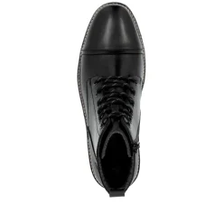 Rieker Herren Schnürstiefel graphitschwarz