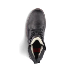 Rieker Herren Schnürstiefel urbanschwarz