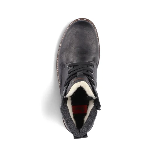 Rieker Herren Schnürstiefel urbanschwarz