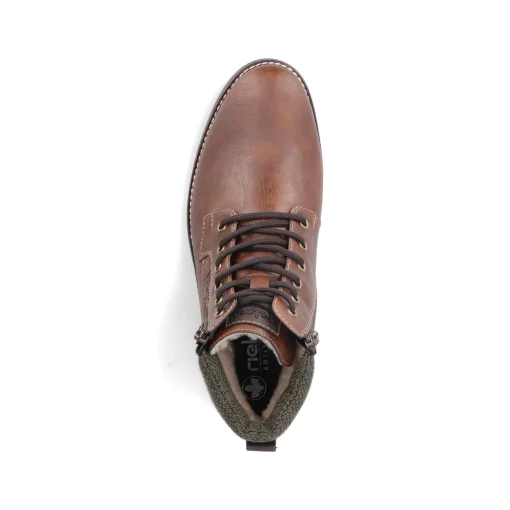 Rieker Herren Schnürstiefel holzbraun