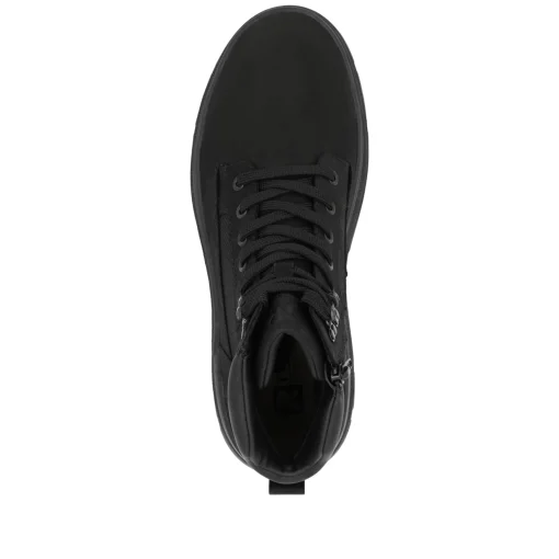 Rieker Herren Schnürstiefel asphaltschwarz
