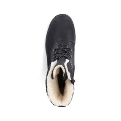 Rieker Herren Schnürstiefel urbanschwarz