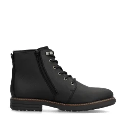 Rieker Herren Schnürstiefel urbanschwarz