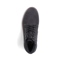 Rieker Herren Schnürstiefel urbanschwarz