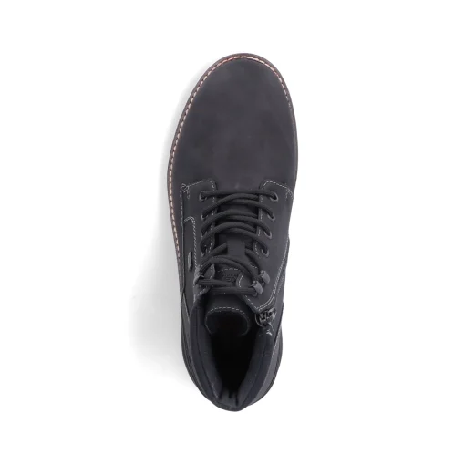 Rieker Herren Schnürstiefel urbanschwarz