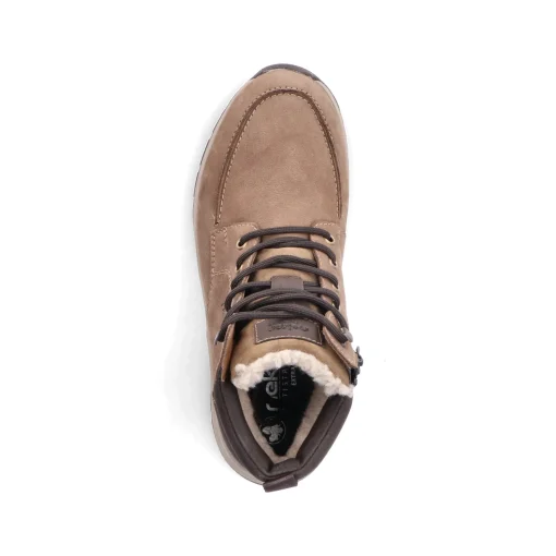 Rieker Herren Schnürstiefel beigebraun