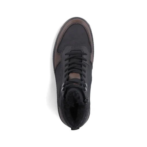 Rieker Herren Schnürstiefel asphaltschwarz