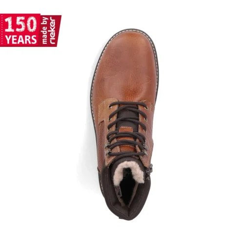 Rieker Herren Schnürstiefel karamellbraun