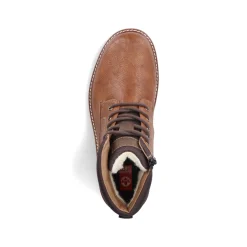 Rieker Herren Schnürstiefel karamellbraun
