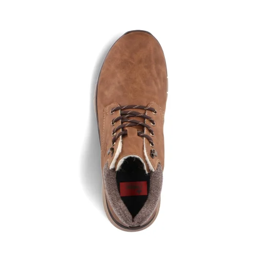 Rieker Herren Schnürstiefel holzbraun