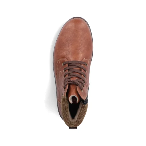 Rieker Herren Schnürstiefel fuchsbraun