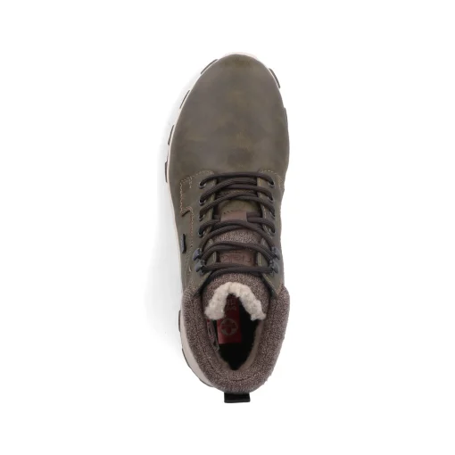 Rieker Herren Schnürstiefel schilfgrün