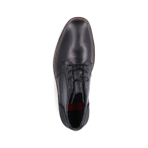 Rieker Herren Schnürstiefel nachtschwarz