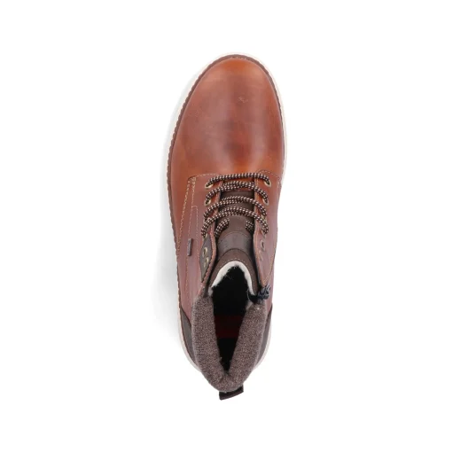 Rieker Herren Schnürstiefel karamellbraun