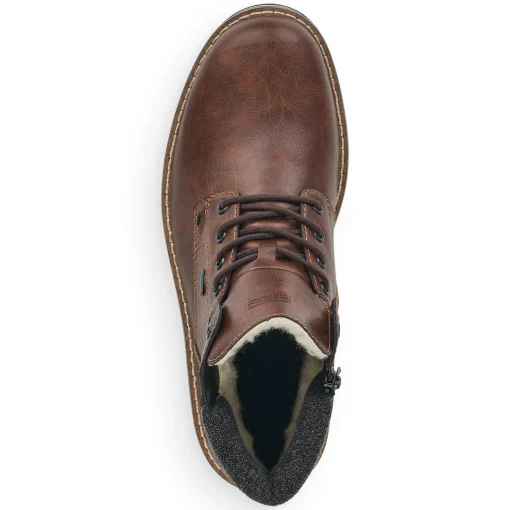 Rieker Herren Schnürstiefel kastanienbraun