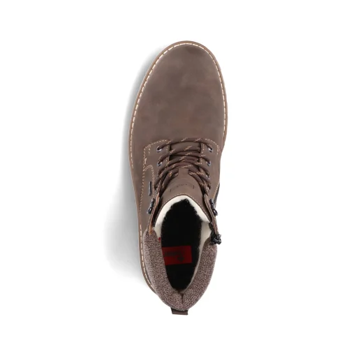 Rieker Herren Schnürstiefel tabakbraun