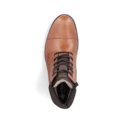 Rieker Herren Schnürstiefel kastanienbraun