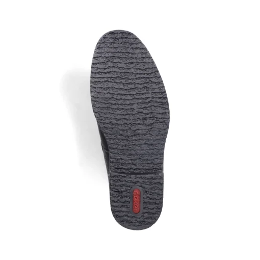 Rieker Herren Schnürstiefel graphitschwarz