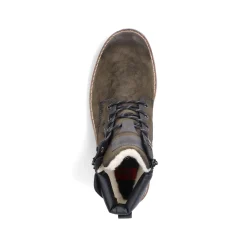 Rieker Herren Schnürstiefel olivgrün