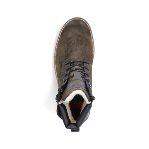 Rieker Herren Schnürstiefel olivgrün