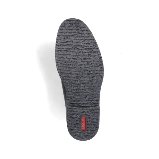 Rieker Herren Schnürstiefel graphitschwarz