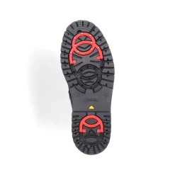 Rieker Herren Schnürstiefel mitternachtsschwarz