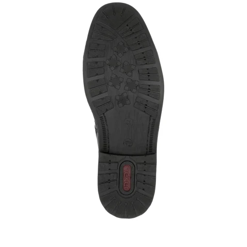 Rieker Herren Schnürstiefel graphitschwarz
