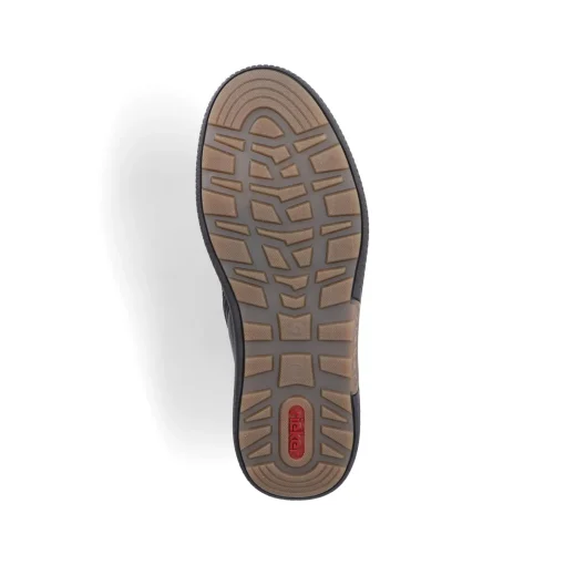 Rieker Herren Schnürstiefel mitternachtsschwarz