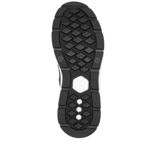 Rieker Herren Schnürstiefel carbongrau-schwarz