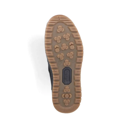 Rieker Herren Schnürstiefel asphaltschwarz