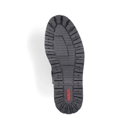 Rieker Herren Schnürstiefel asphaltschwarz