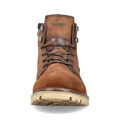 Rieker Herren Schnürstiefel kastanienbraun