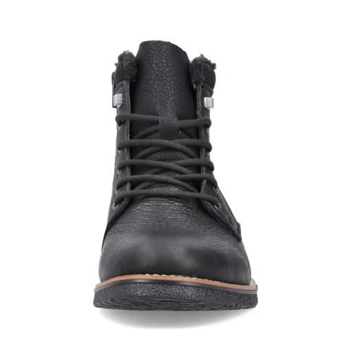 Rieker Herren Schnürstiefel graphitschwarz