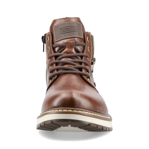 Rieker Herren Schnürstiefel kastanienbraun