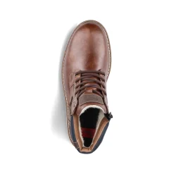 Rieker Herren Schnürstiefel kastanienbraun