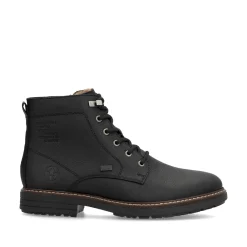 Rieker Herren Schnürstiefel urbanschwarz