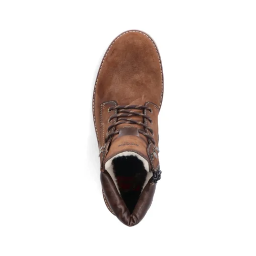 Rieker Herren Schnürstiefel kastanienbraun